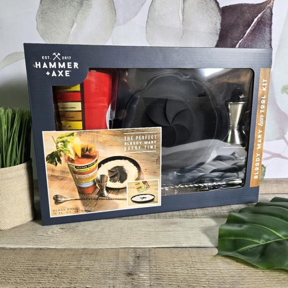 Hammer + Axe | Bloody Mary Bar Tool Kit 4-pc Set - Picture 1 of 8